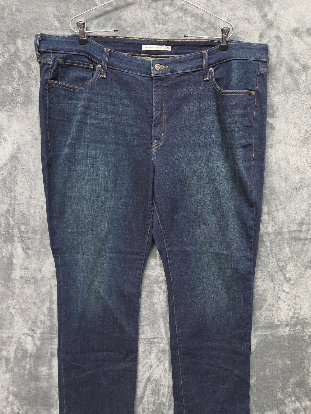 Levi's Women's Straight Leg Jeans in Indigo Blue sz 24W - Picture 1 of 7